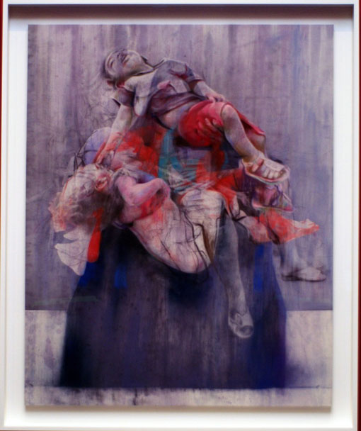 Painting by Jenny Saville mourning the dead children of Aleppo