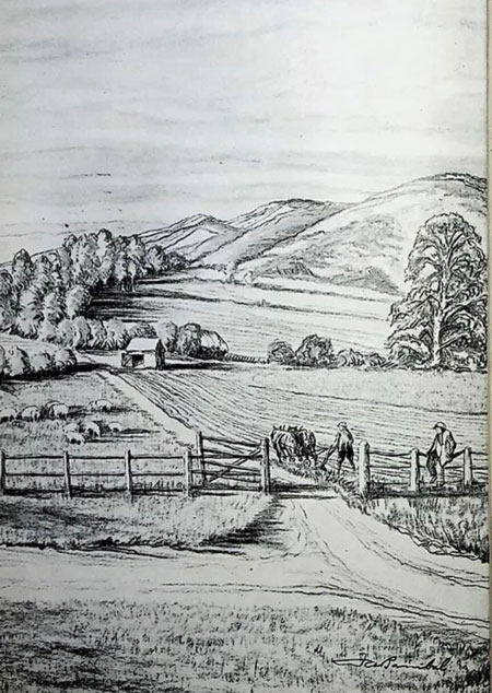 Colwall, Herefordshire, at the foot of the Malvern Hills